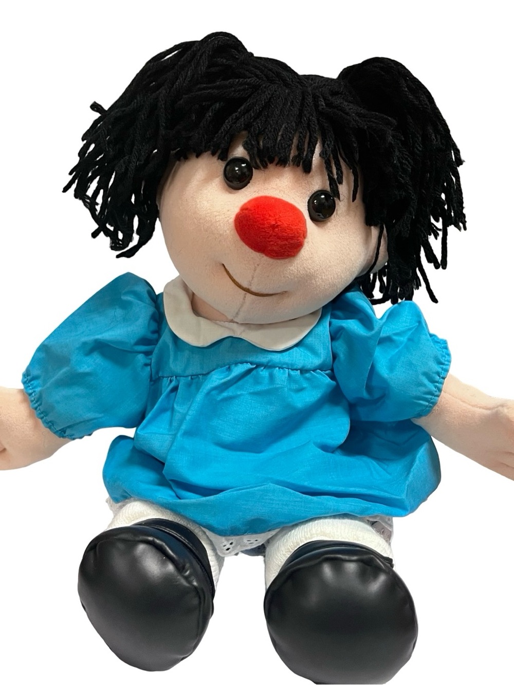 HTF Vintage The Big Comfy Couch MOLLY DOLL Clown Original 1995 Blue Dress PBS